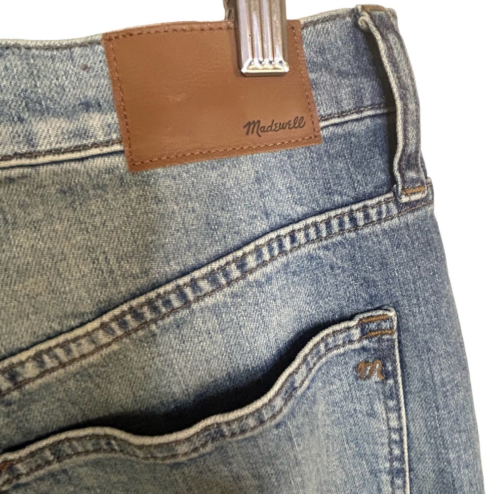 MADEWELL Two Tone High-Rise Slim Boy Jean Size 28 - Picture 10 of 16